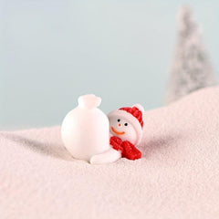 7pcs Micro Christmas Landscape Set for Party Decor