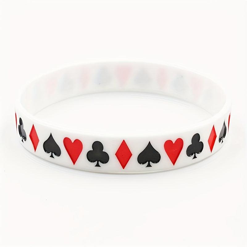 Stylish Poker Bracelet for Men Women