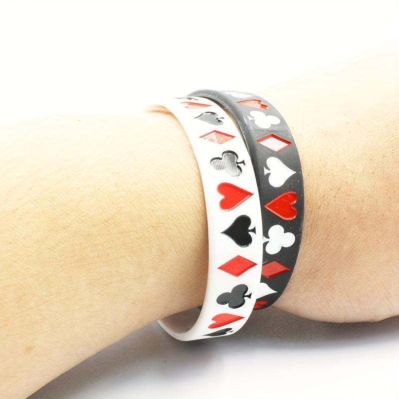 Stylish Poker Bracelet for Men Women