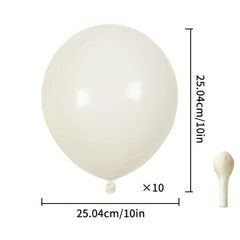 10pcs Matte Latex Balloons Party Decoration 25.4cm Confession Balloons