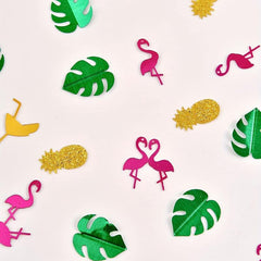 Hawaiian Flamingo Desktop Decorative Confetti