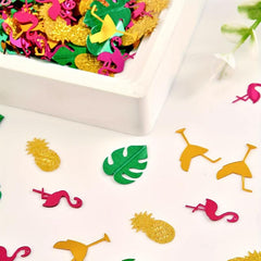 Hawaiian Flamingo Desktop Decorative Confetti