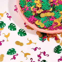 Hawaiian Flamingo Desktop Decorative Confetti