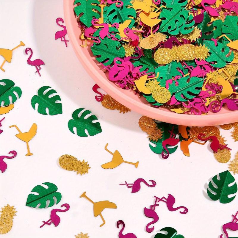 Hawaiian Flamingo Desktop Decorative Confetti