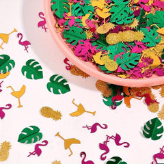 Hawaiian Flamingo Desktop Decorative Confetti