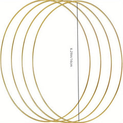 Metal Flower Hoop Wreath for DIY Wedding Crafts