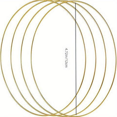 Metal Flower Hoop Wreath for DIY Wedding Crafts