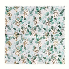 20pcs Disposable Green Leaves Guest Towels Paper Napkins for Home Party