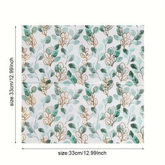 20pcs Disposable Green Leaves Guest Towels Paper Napkins for Home Party