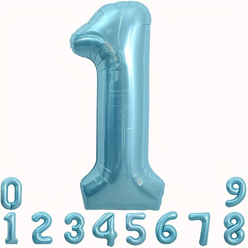 40 Inch Macaron Large Number Balloon 0 9 Light Helium Balloon