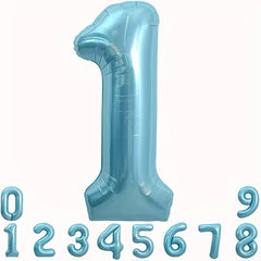 40 Inch Macaron Large Number Balloon 0 9 Light Helium Balloon