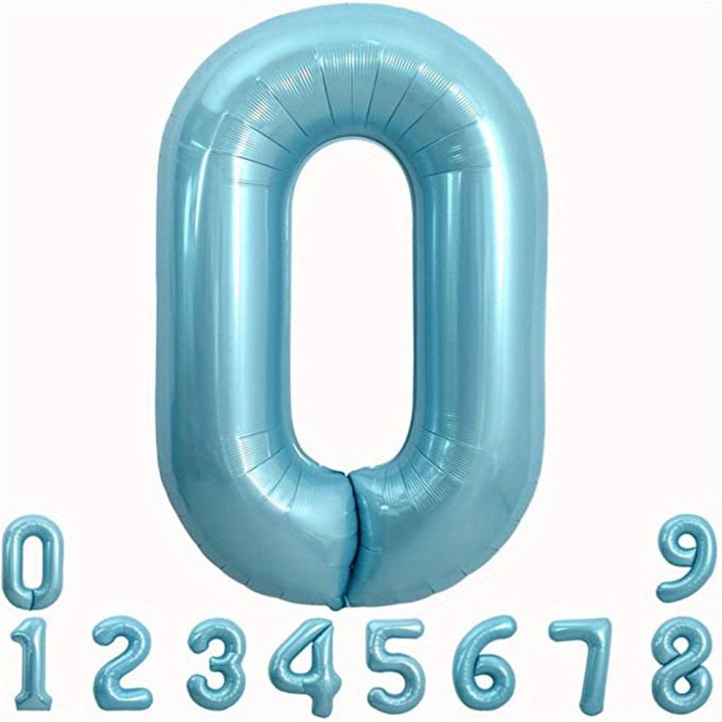 40 Inch Macaron Large Number Balloon 0 9 Light Helium Balloon