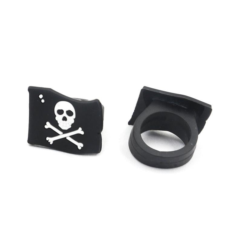 Set of 12 Pirate Rings for Party Favors