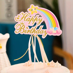 Seven Rainbow Plug in Letter Rainbow Decoration