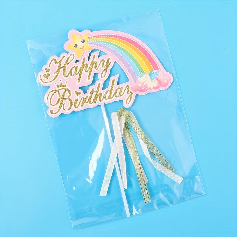 Seven Rainbow Plug in Letter Rainbow Decoration