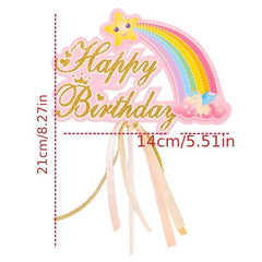 Seven Rainbow Plug in Letter Rainbow Decoration