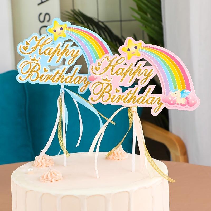 Seven Rainbow Plug in Letter Rainbow Decoration