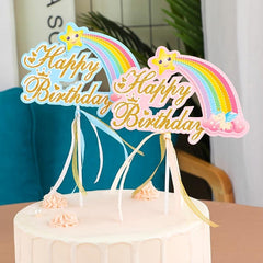 Seven Rainbow Plug in Letter Rainbow Decoration