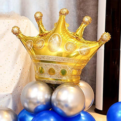 8Pcs Crown Shape Balloons for Party Decoration Supplies