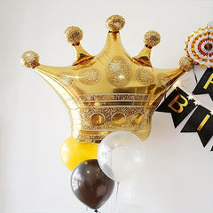 8Pcs Crown Shape Balloons for Party Decoration Supplies