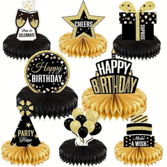 24pcs Birthday Honeycomb Decoration Party Supplies