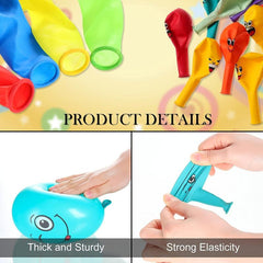 50pcs Emotion Series Latex Balloons Assorted Colour Balloons 10inch