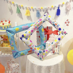 1pc 55 88 Cm Photo Frame Aluminum Film Balloon Birthday Party Decoration