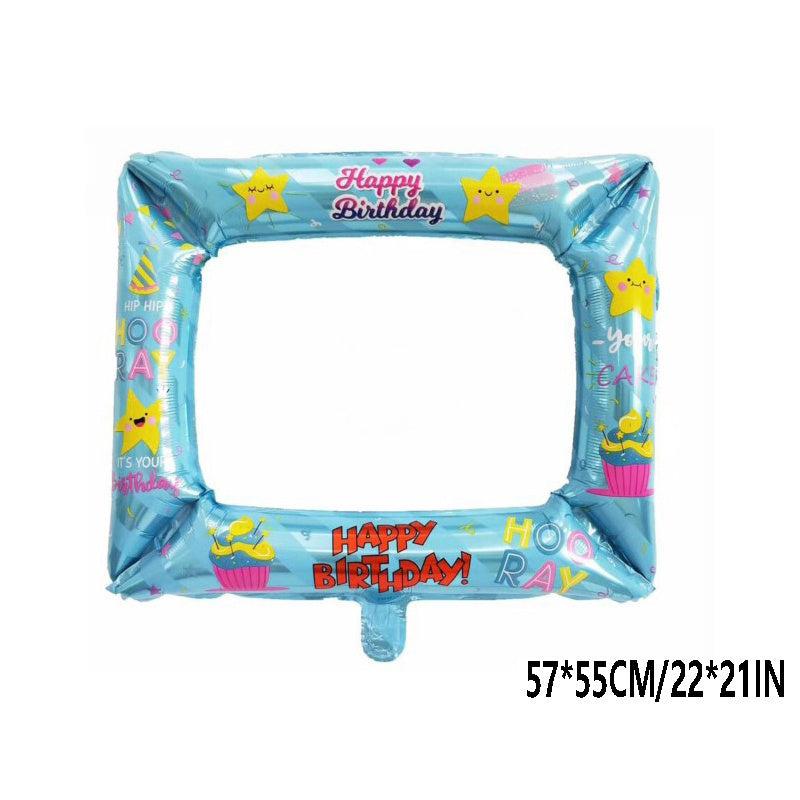 1pc 55 88 Cm Photo Frame Aluminum Film Balloon Birthday Party Decoration