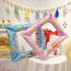 1pc 55 88 Cm Photo Frame Aluminum Film Balloon Birthday Party Decoration