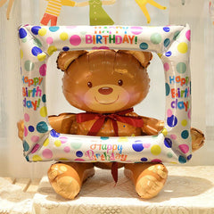 1pc 55 88 Cm Photo Frame Aluminum Film Balloon Birthday Party Decoration