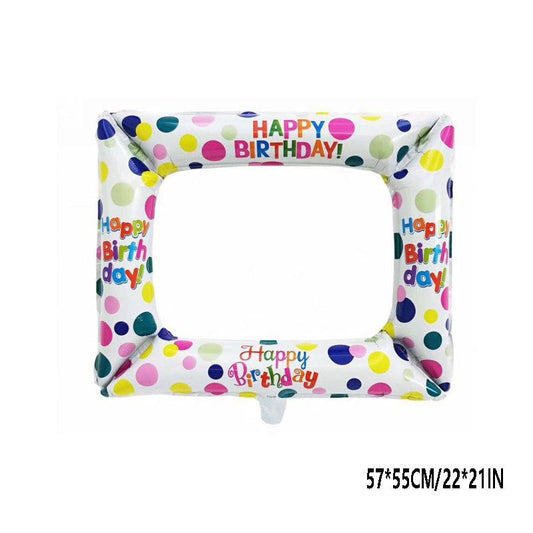 1pc 55 88 Cm Photo Frame Aluminum Film Balloon Birthday Party Decoration
