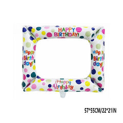 1pc 55 88 Cm Photo Frame Aluminum Film Balloon Birthday Party Decoration