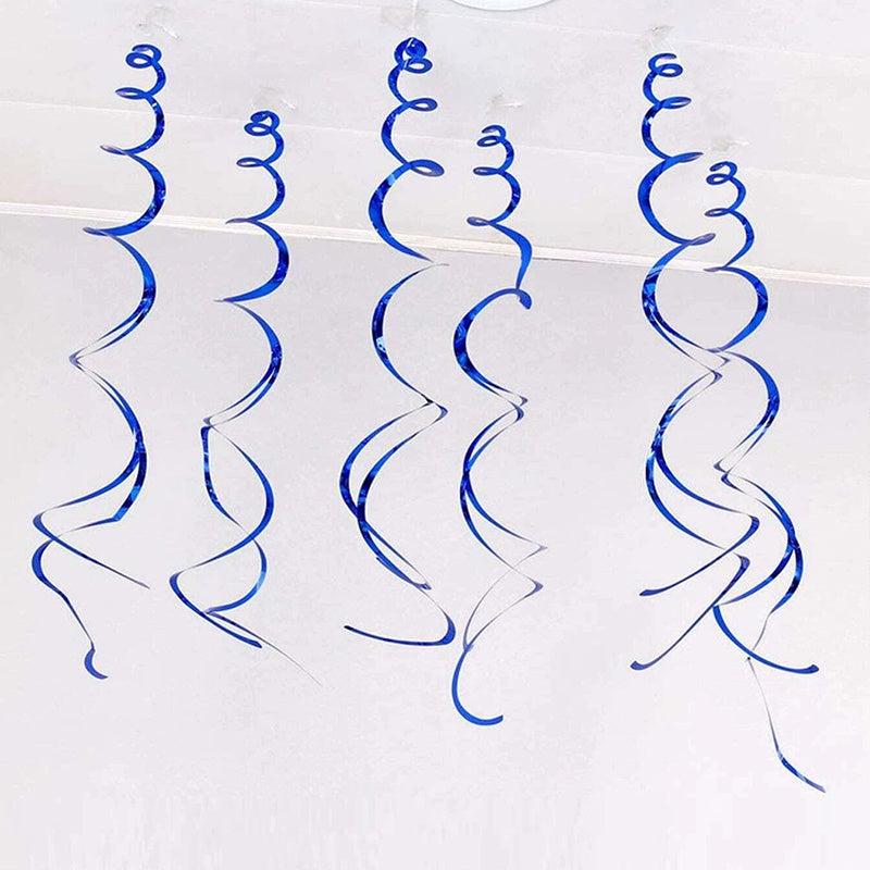 6pcs Colorful Party Hanging Swirls for Ceiling Sparkle