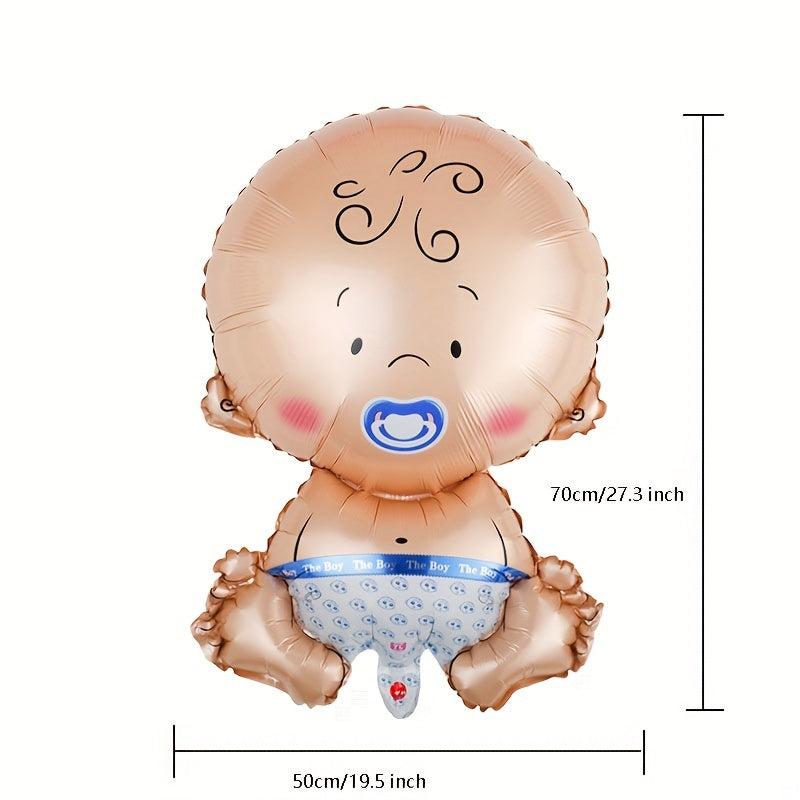 5Pcs Pink Reusable Baby Shower Party Decorations Balloons