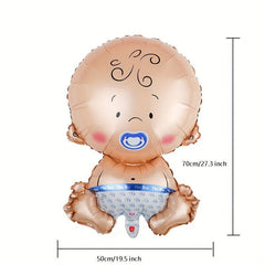 5Pcs Pink Reusable Baby Shower Party Decorations Balloons
