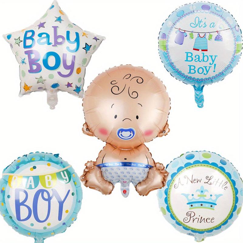 5Pcs Pink Reusable Baby Shower Party Decorations Balloons