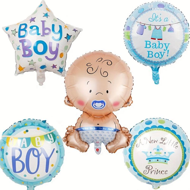 5Pcs Pink Reusable Baby Shower Party Decorations Balloons