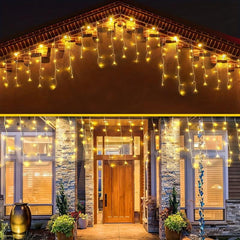 USB LED String Lights Christmas Window Curtain Fairy Lights