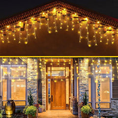 USB LED String Lights Christmas Window Curtain Fairy Lights