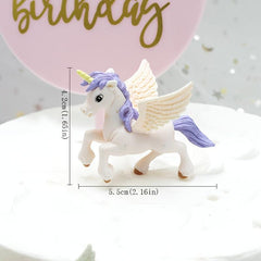 Unicorn Cake Ornament For Birthday Party