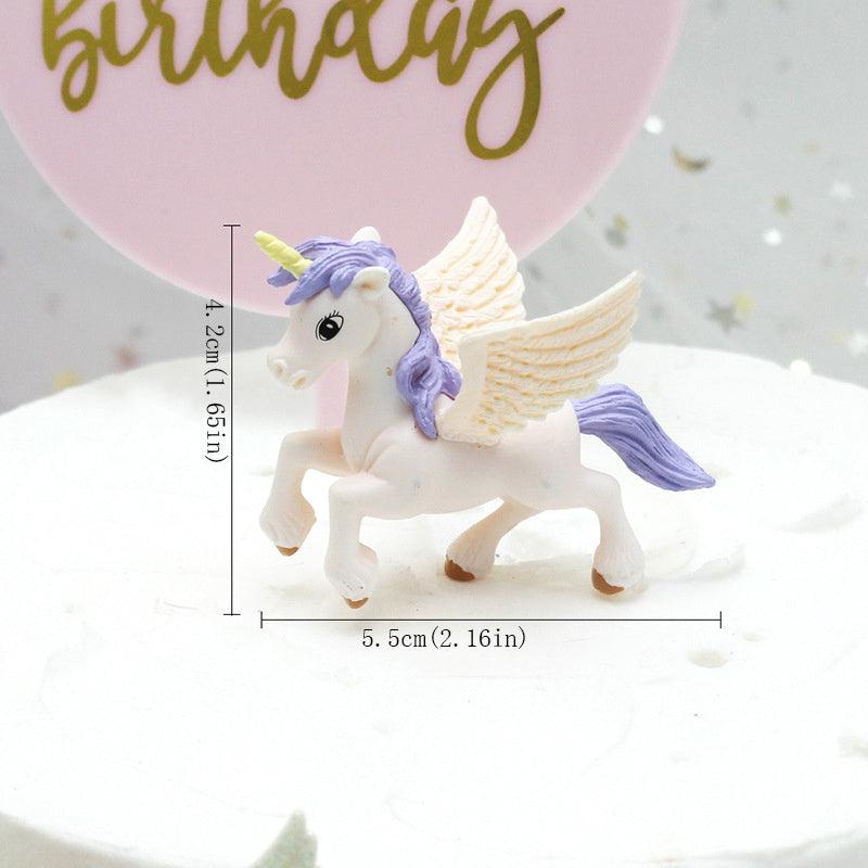 Unicorn Cake Ornament For Birthday Party