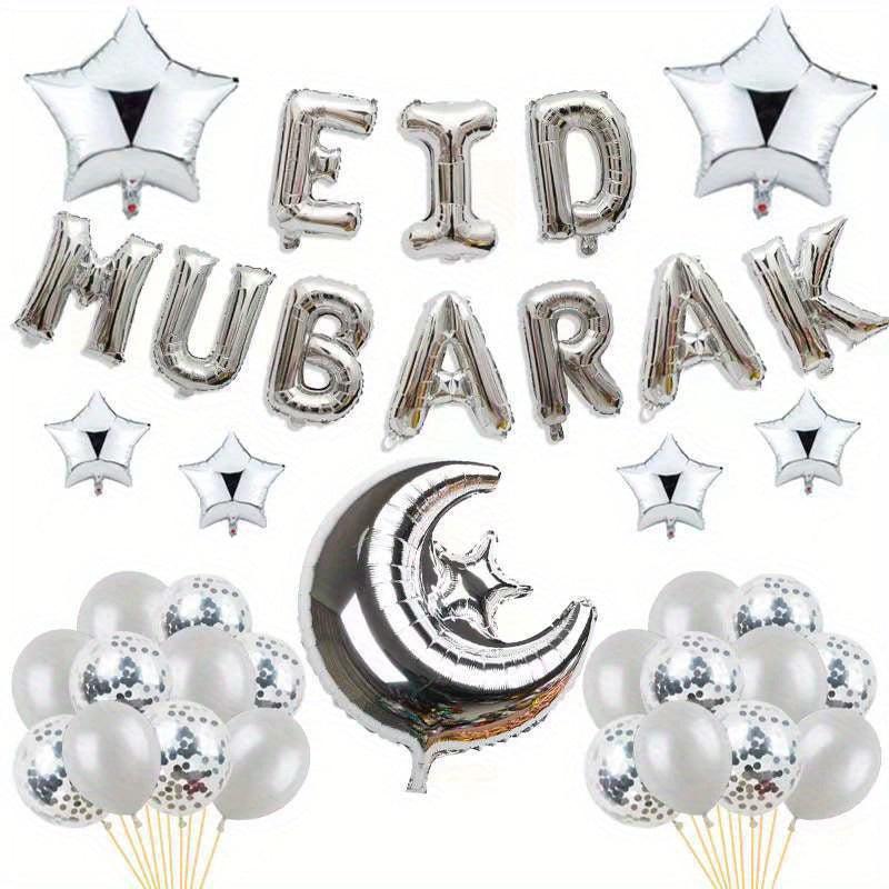 Islamic Themed Eid Mubarak Party Decoration Set with Ramadan Balloon Set