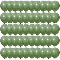 50pcs Retro Green Balloons Garland Arch Kit - Green Theme Party Decorations