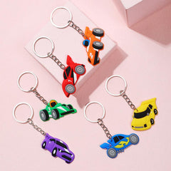 12 Pack Hot Racing Keychains for Kids' Bags and Totes