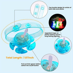 LED Light Up Fidget Spinner Bracelets Party Favors For Kids