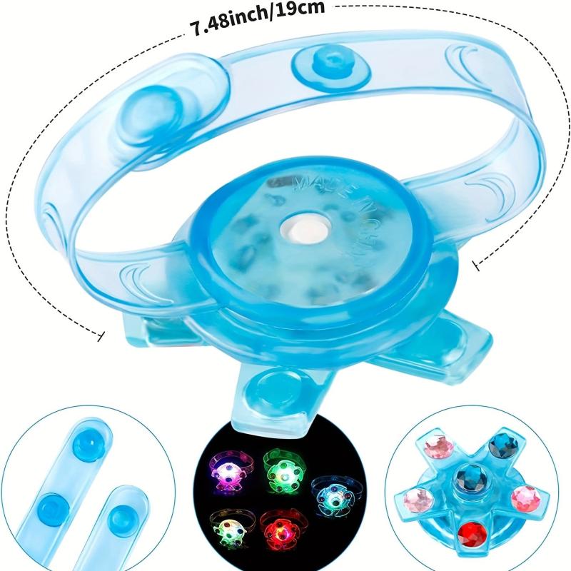 LED Light Up Fidget Spinner Bracelets Party Favors For Kids