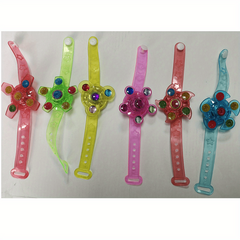 LED Light Up Fidget Spinner Bracelets Party Favors For Kids