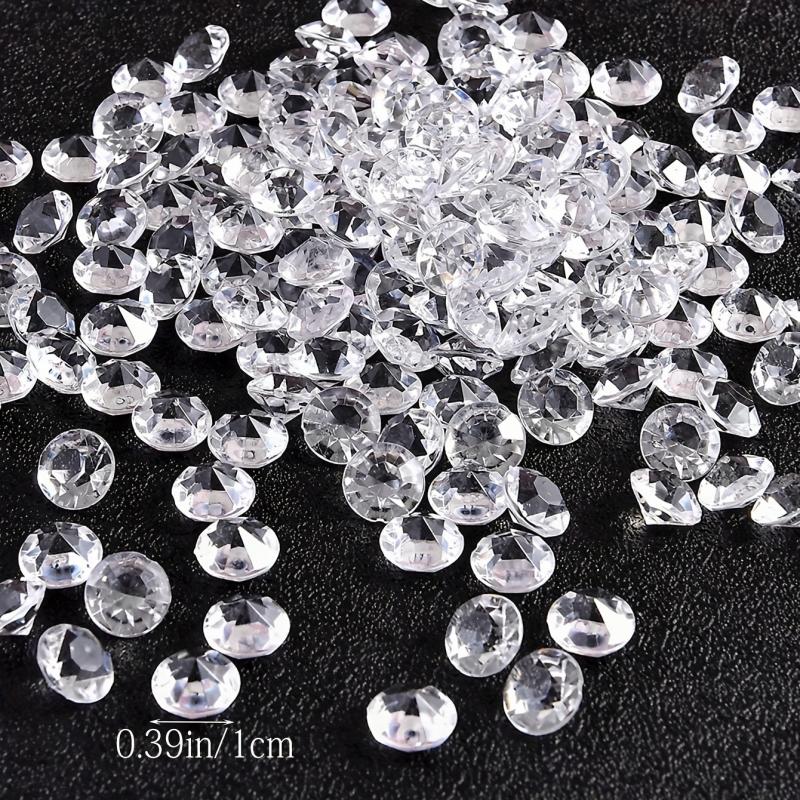 150pcs 10mm Acrylic Filling Artificial Diamond Jewelry Decoration
