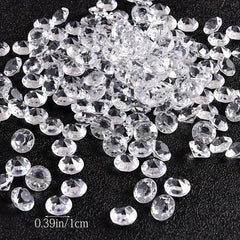 150pcs 10mm Acrylic Filling Artificial Diamond Jewelry Decoration