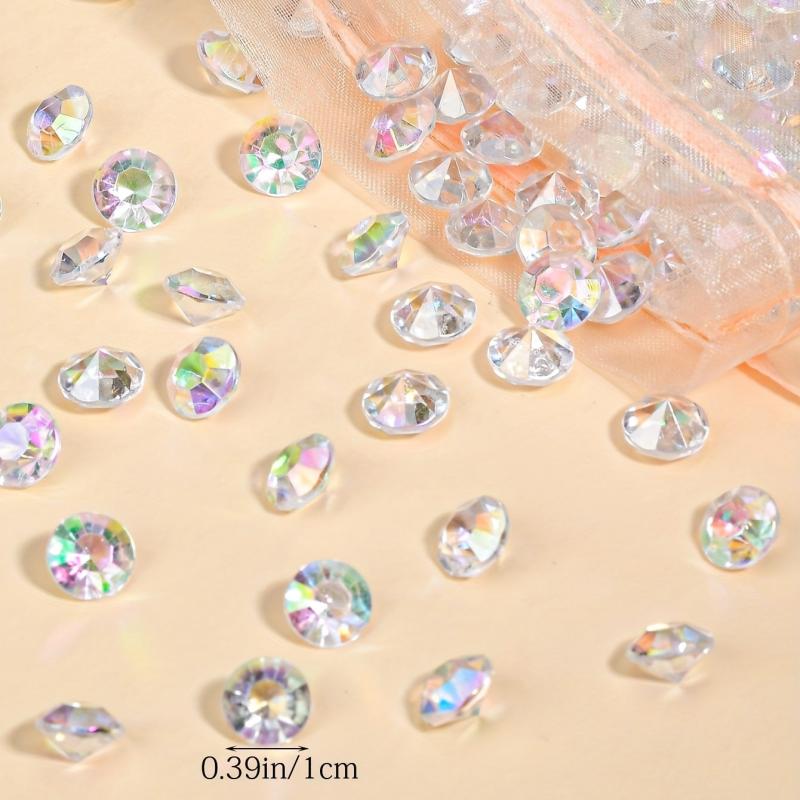 150pcs 10mm Acrylic Filling Artificial Diamond Jewelry Decoration